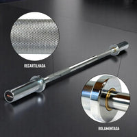 Barra Olímpica (2.2m) Cromada rolamentada